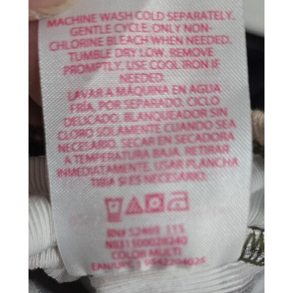 Green/Black/White Striped Button Down Sleeveless Dress L - Picture 5 of 6